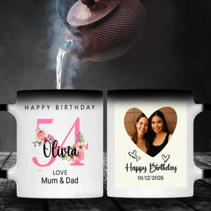 54 Years Loved – Personalized Birthday Mug with Heart | 89Prints