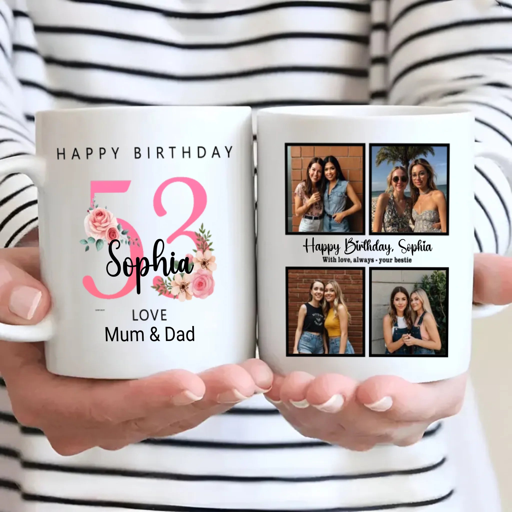 Vintage 53th Birthday Mug – A Classic Never Fades - 89Prints