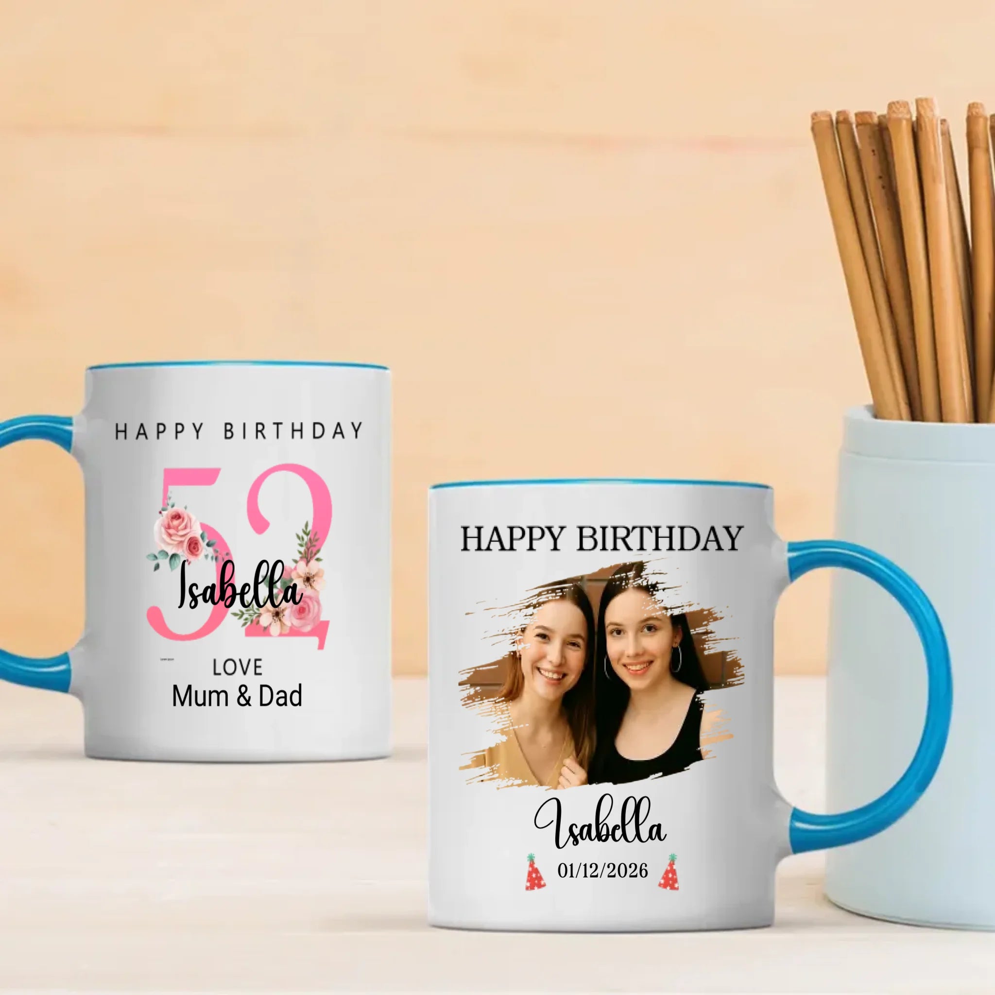 Cheers to 52 Years – Custom Birthday Mug with a Twist of Fun | 89Prints