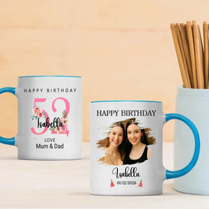 Cheers to 52 Years – Custom Birthday Mug with a Twist of Fun | 89Prints