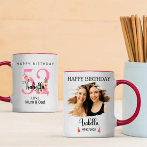 Cheers to 52 Years – Custom Birthday Mug with a Twist of Fun | 89Prints