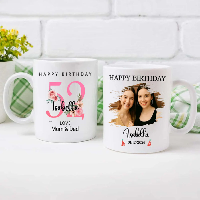 Cheers to 52 Years – Custom Birthday Mug with a Twist of Fun | 89Prints