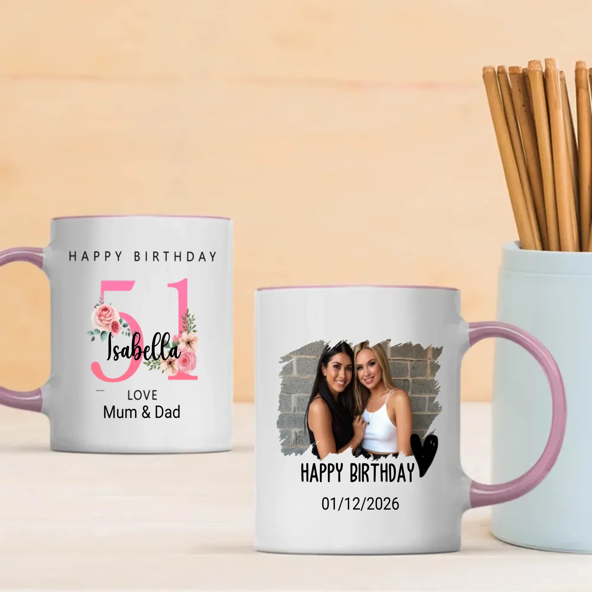 51th and Still Shining – Personalized Birthday Mug | 89Prints