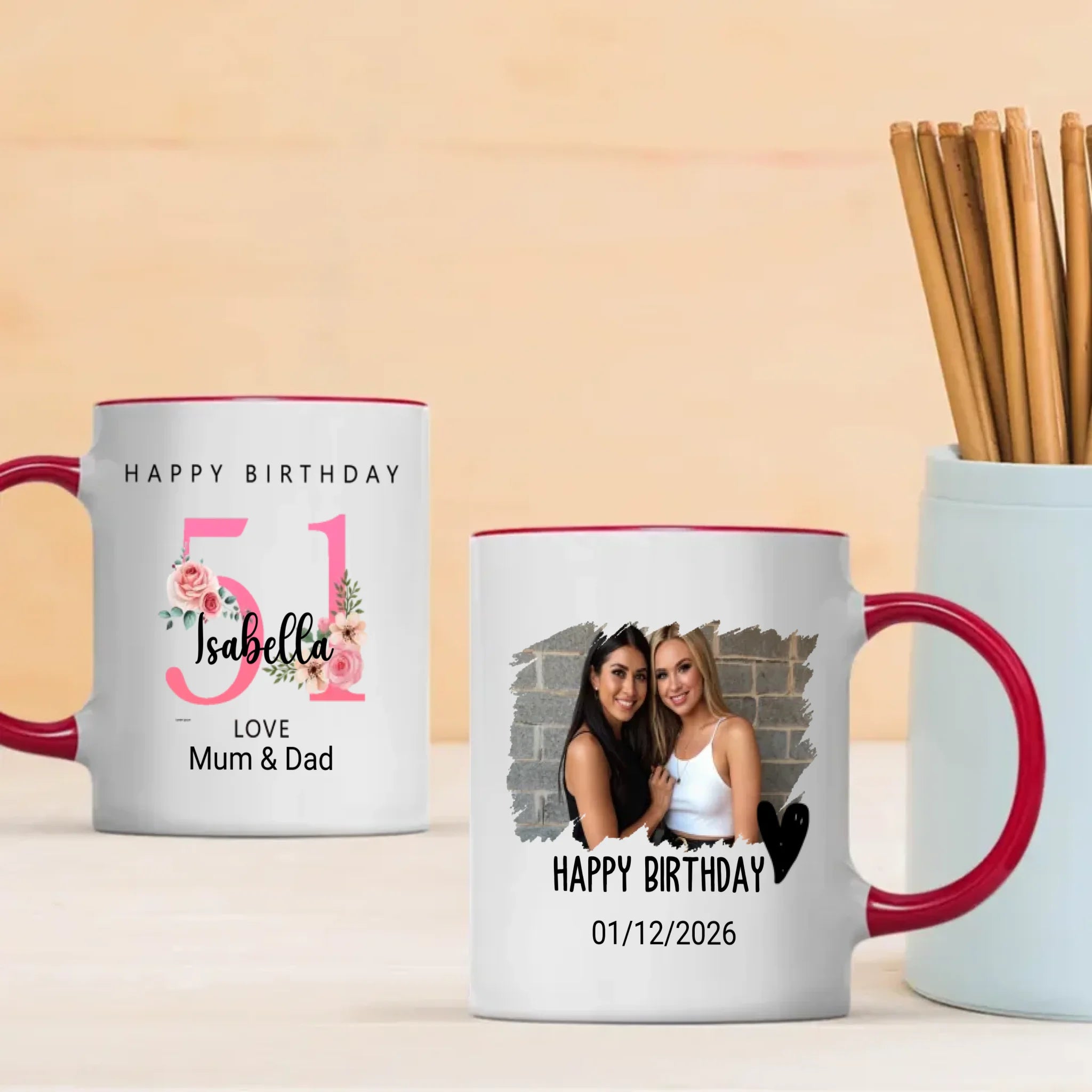 51th and Still Shining – Personalized Birthday Mug | 89Prints