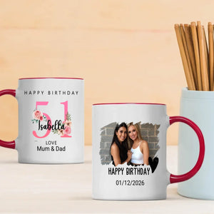 51th and Still Shining – Personalized Birthday Mug | 89Prints