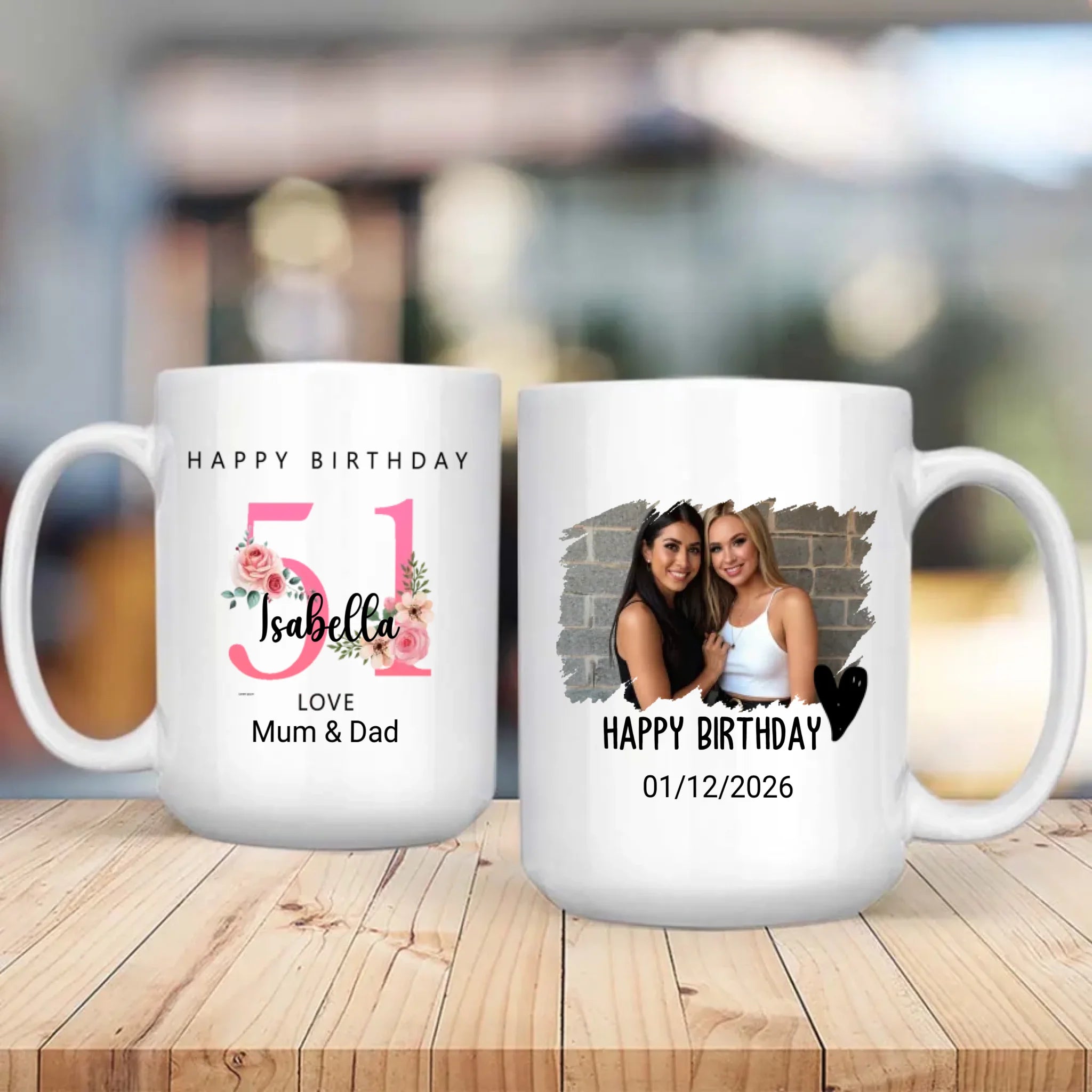 51th and Still Shining – Personalized Birthday Mug | 89Prints