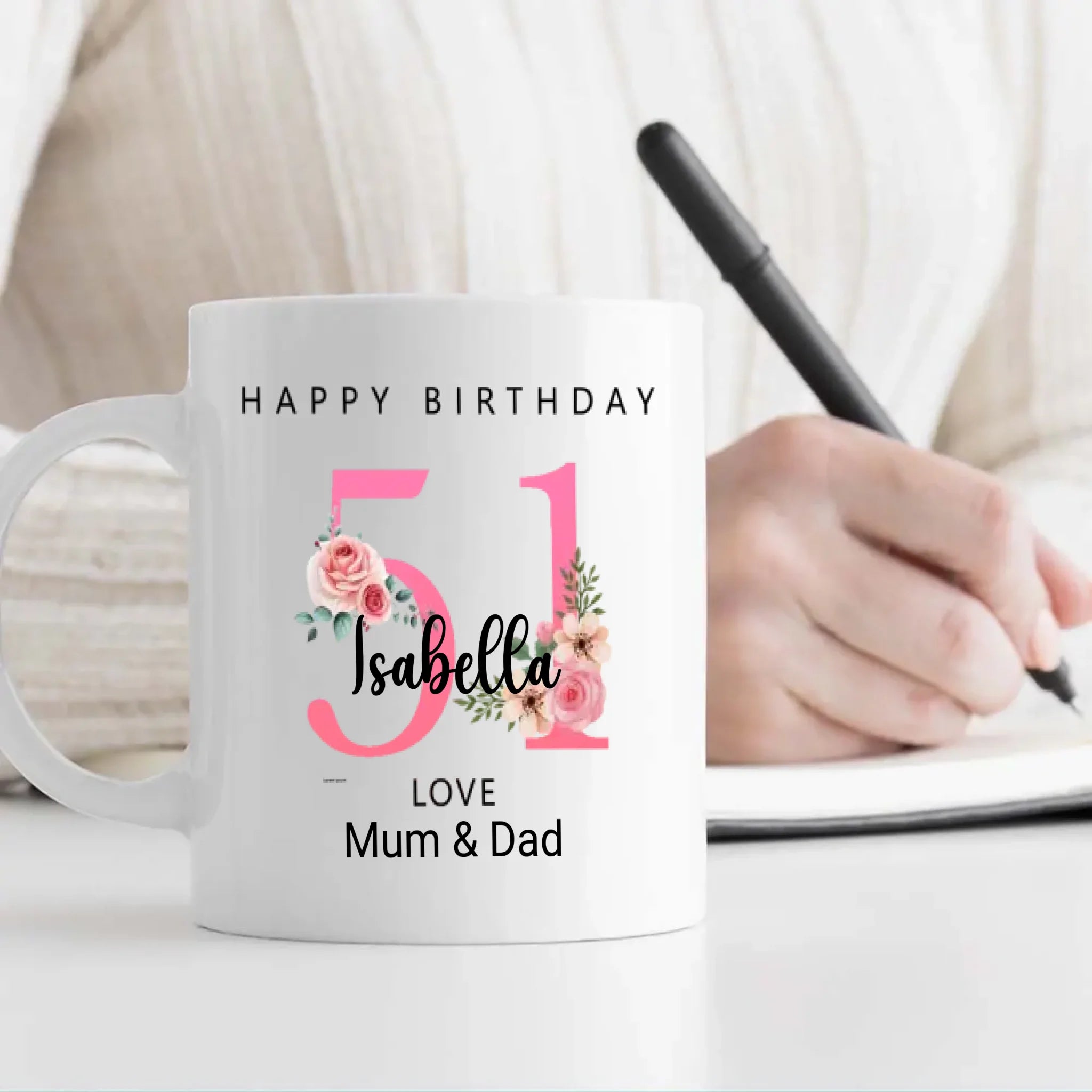 51th and Still Shining – Personalized Birthday Mug | 89Prints