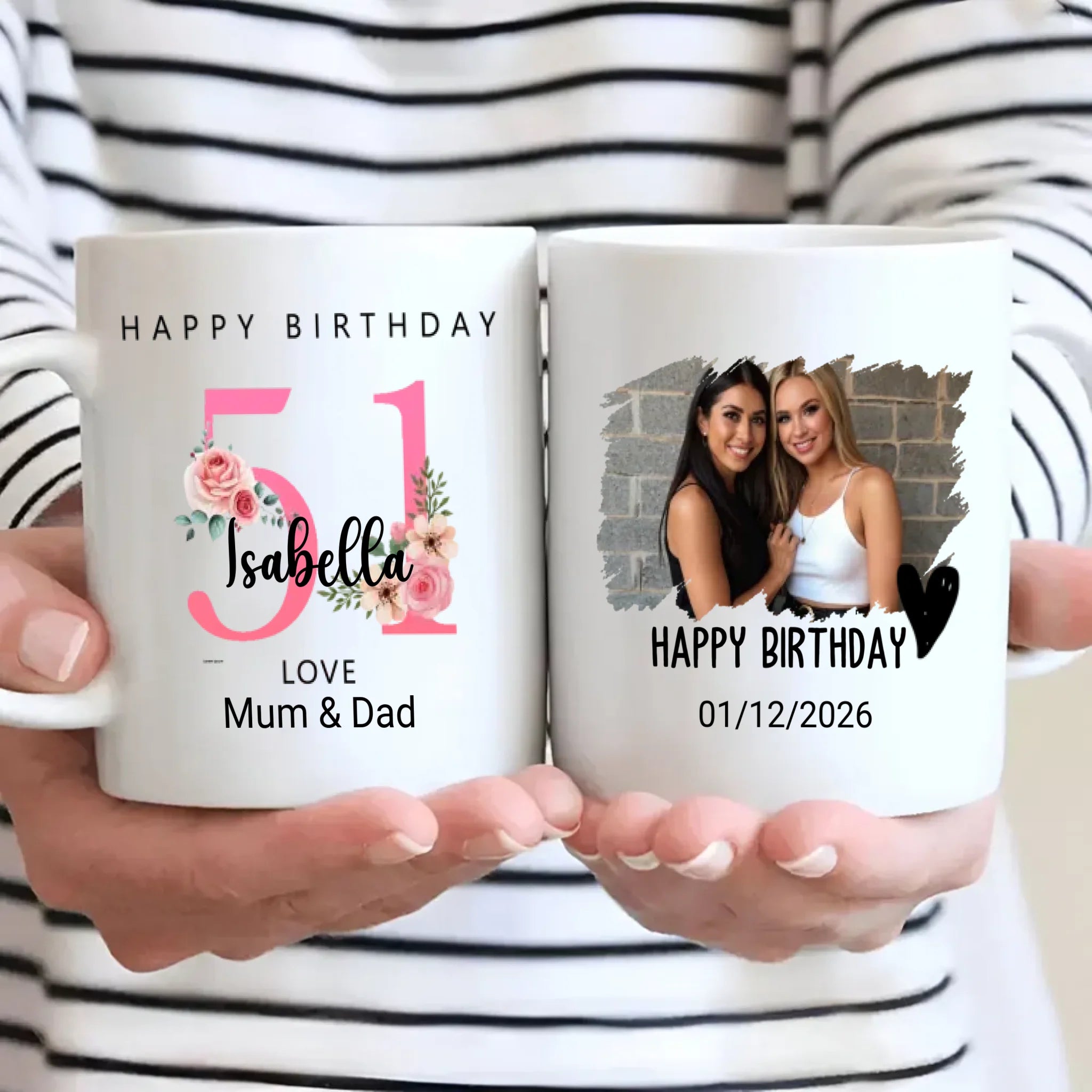 51th and Still Shining – Personalized Birthday Mug | 89Prints