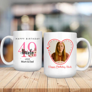49th & Feeling Fine – Personalized Birthday Mug - 89Prints