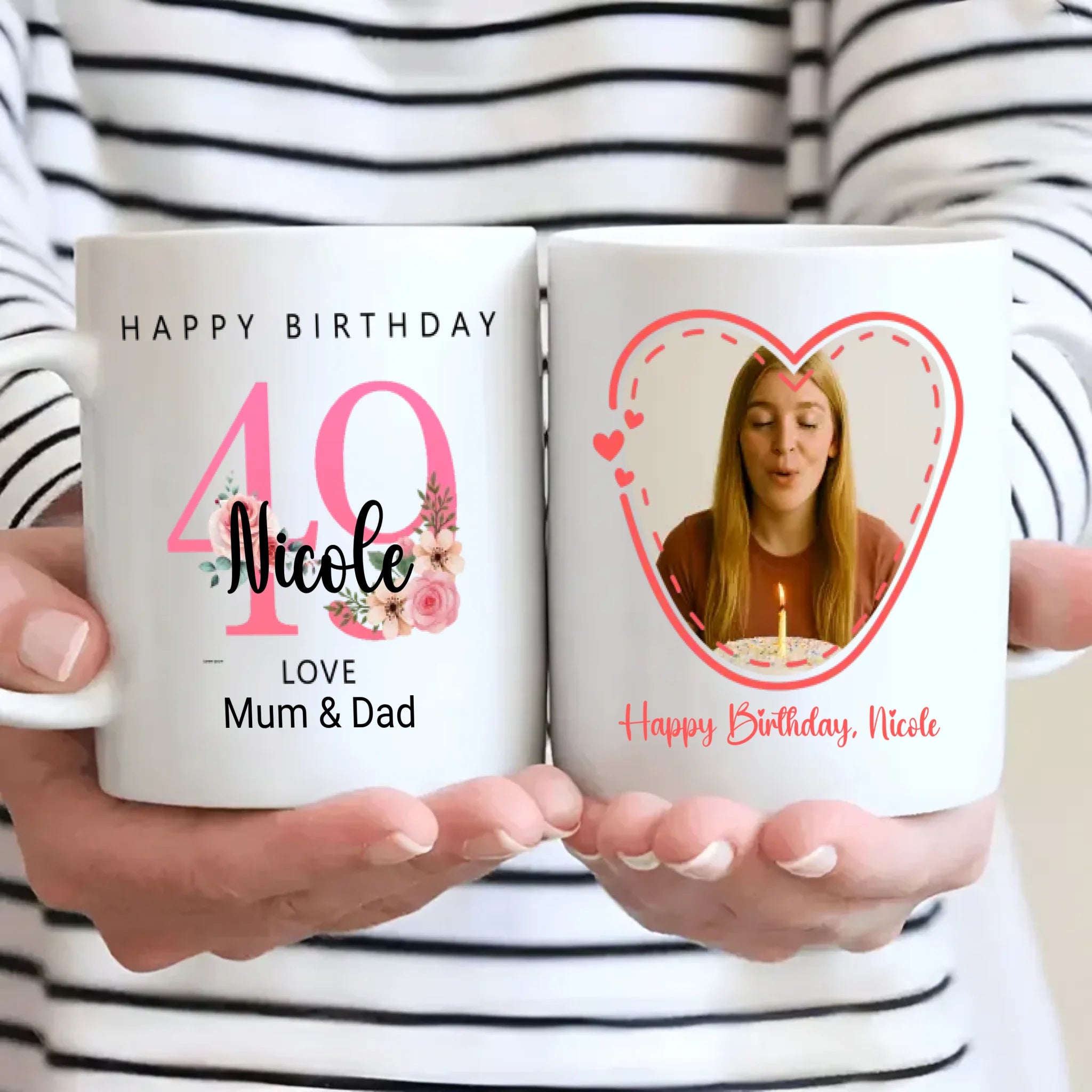 49th & Feeling Fine – Personalized Birthday Mug - 89Prints