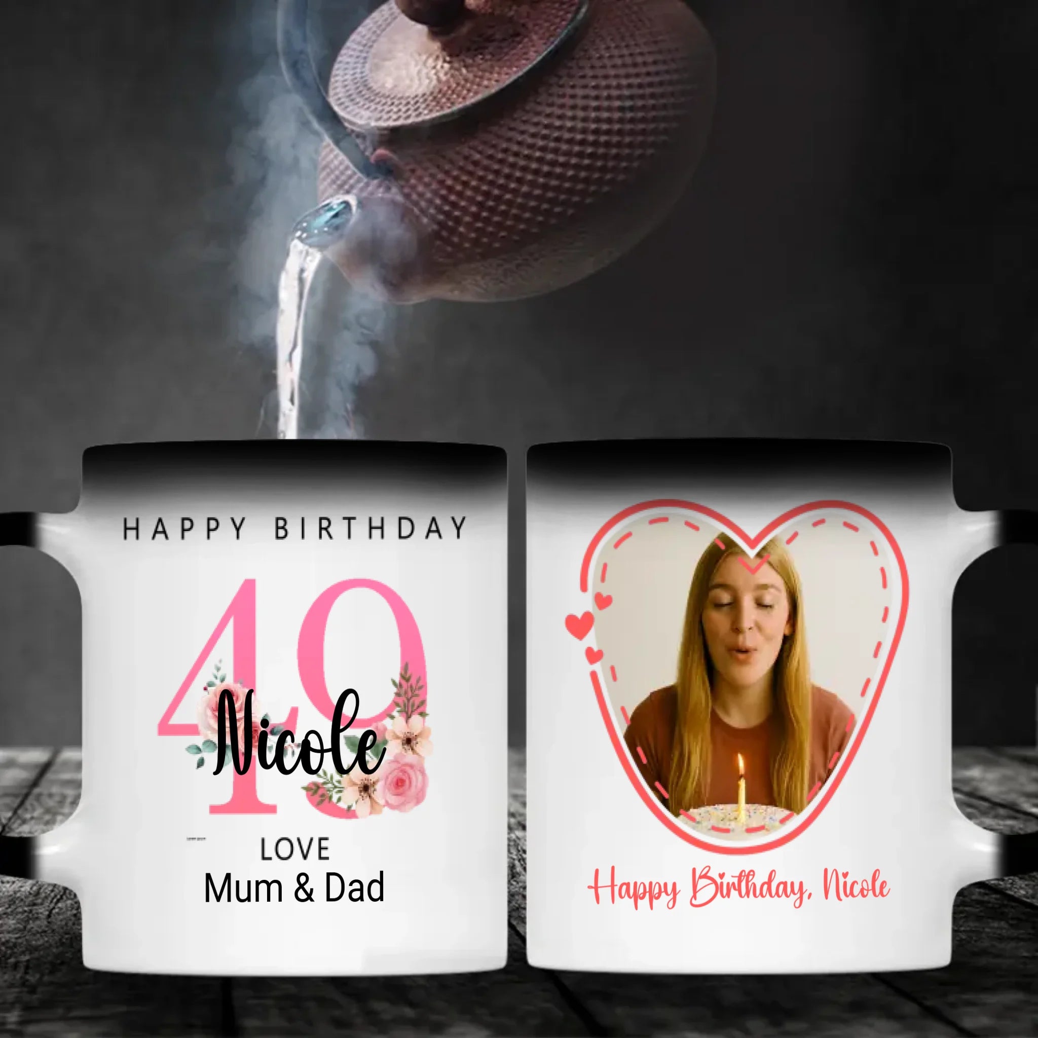 49th & Feeling Fine – Personalized Birthday Mug - 89Prints