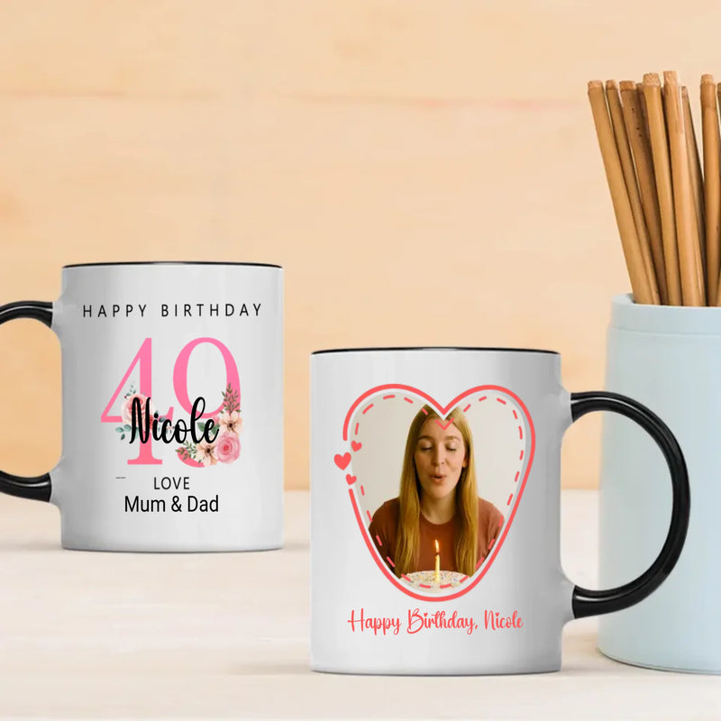 49th & Feeling Fine – Personalized Birthday Mug - 89Prints
