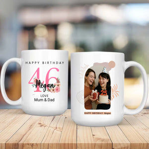 Vintage 46th  – Classic Custom Birthday Mug - 89Prints