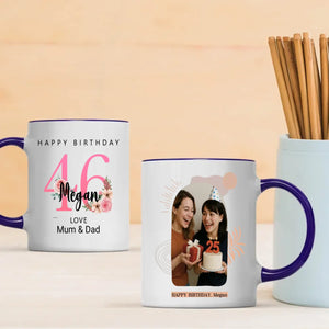 Vintage 46th  – Classic Custom Birthday Mug - 89Prints