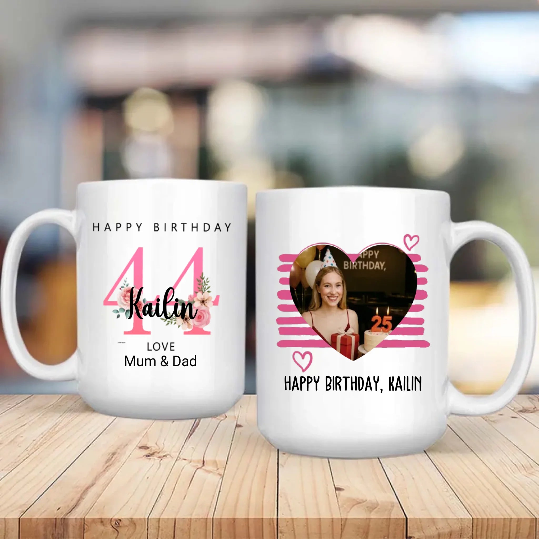 44th & Flourishing – Personalized Birthday Mug - 89Prints
