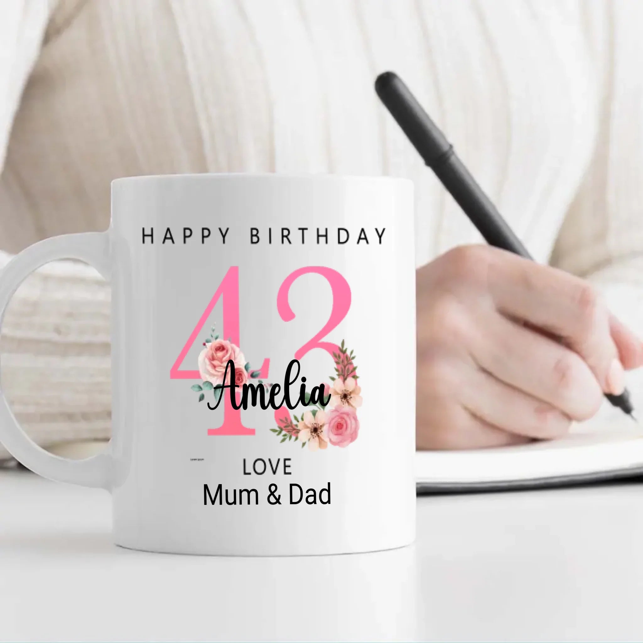 Personalized 43rd Birthday Mug – Celebrate Success and Spirit - 89Prints