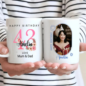Personalized 43rd Birthday Mug – Celebrate Success and Spirit - 89Prints