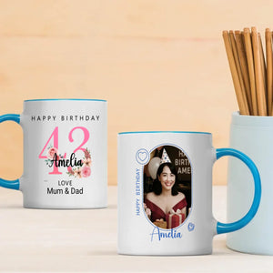 Personalized 43rd Birthday Mug – Celebrate Success and Spirit - 89Prints