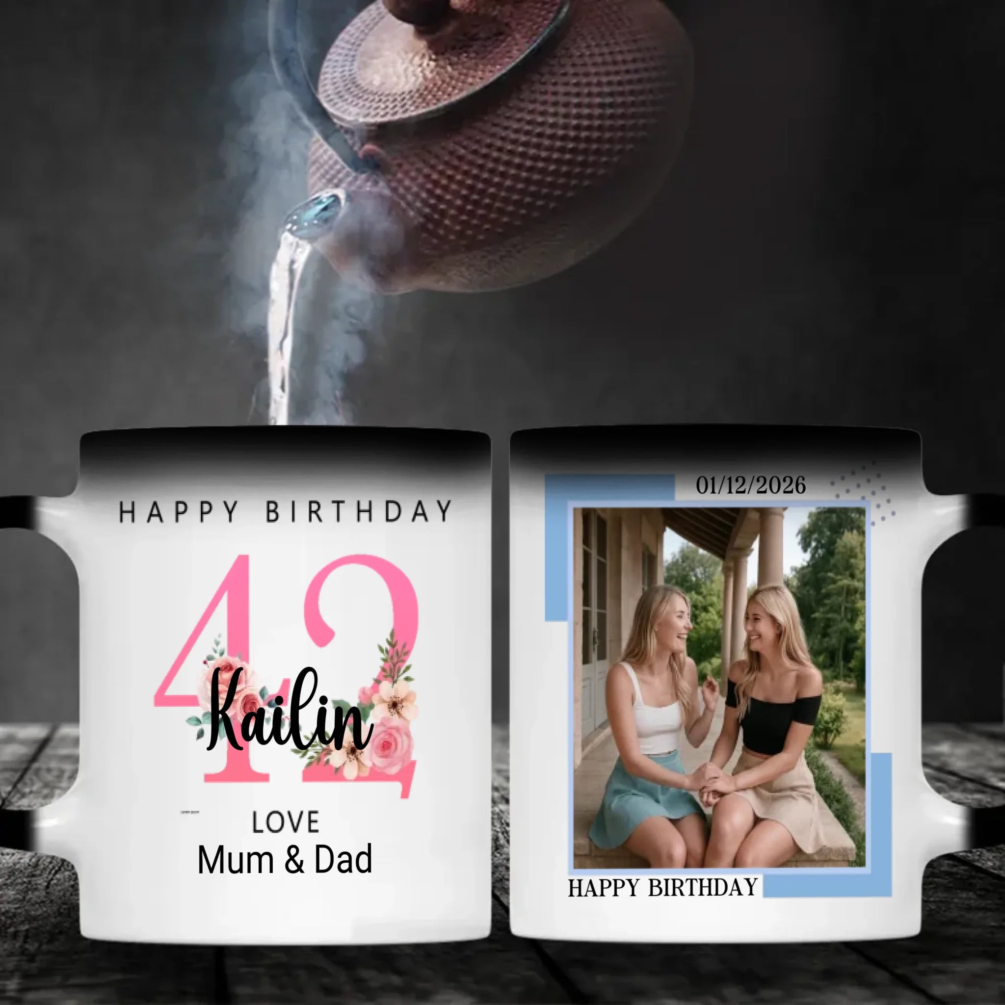 Celebrate 42 Years of Memories – Custom Retro Mug - 89Prints