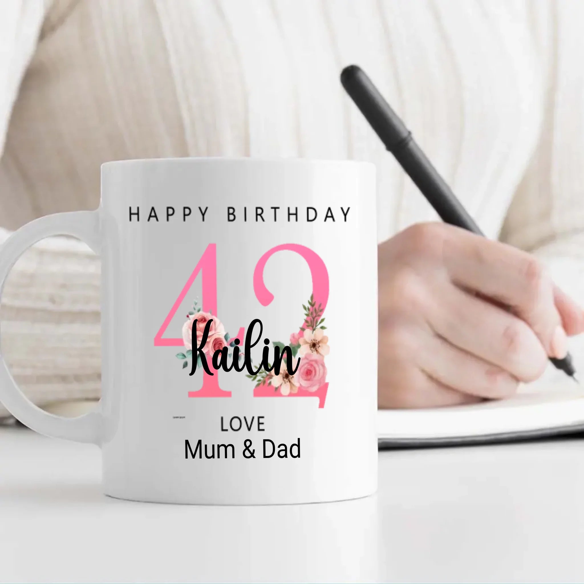 Celebrate 42 Years of Memories – Custom Retro Mug - 89Prints