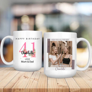41th & Still Fabulous – Custom Birthday Mug - 89Prints