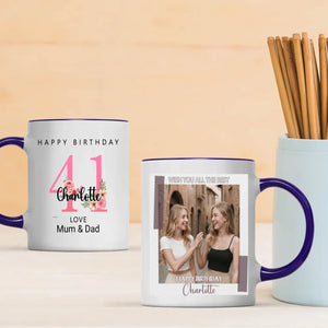 41th & Still Fabulous – Custom Birthday Mug - 89Prints
