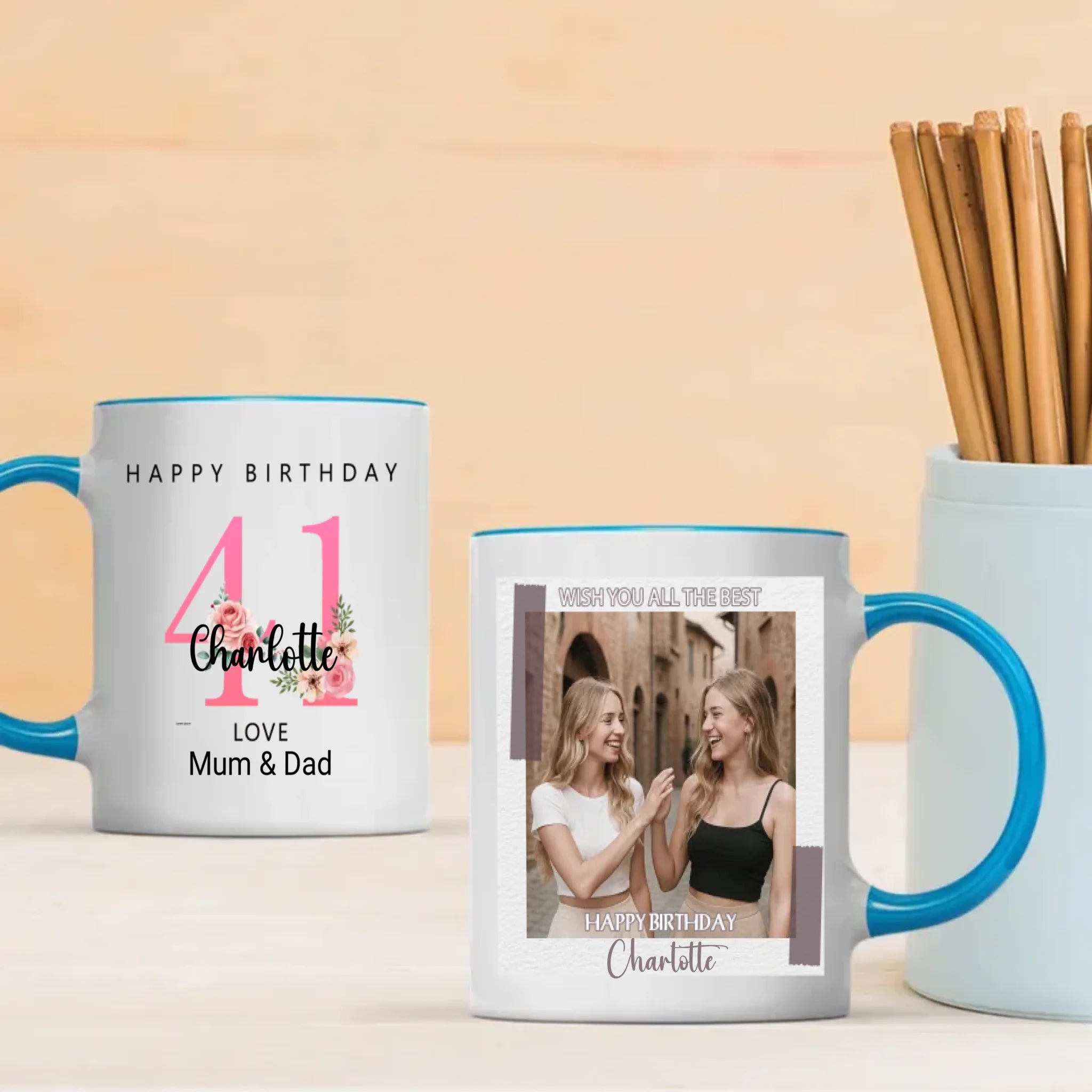 41th & Still Fabulous – Custom Birthday Mug - 89Prints