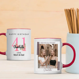 41th & Still Fabulous – Custom Birthday Mug - 89Prints