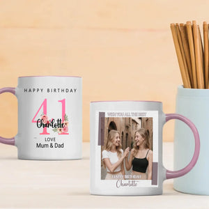 41th & Still Fabulous – Custom Birthday Mug - 89Prints