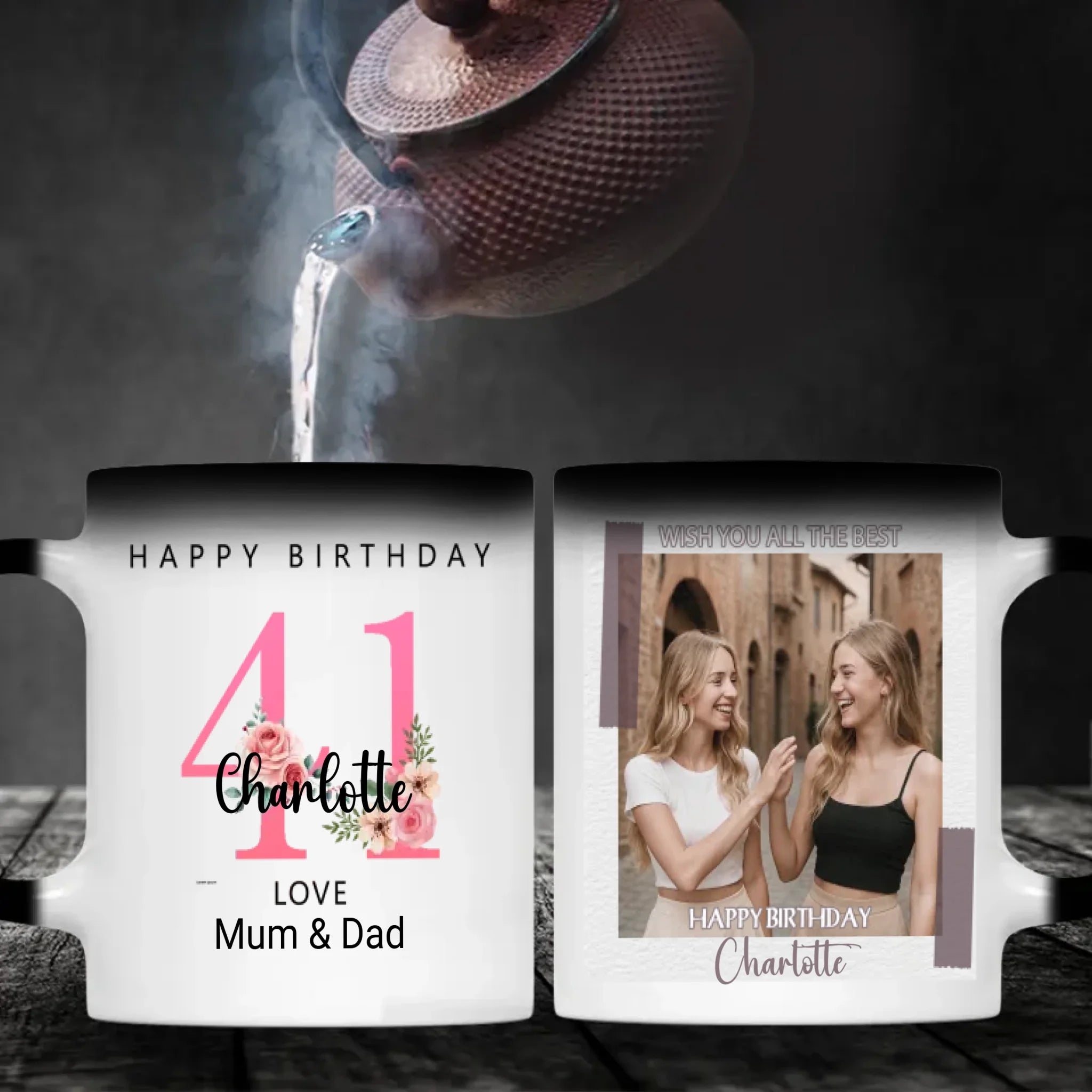 41th & Still Fabulous – Custom Birthday Mug - 89Prints