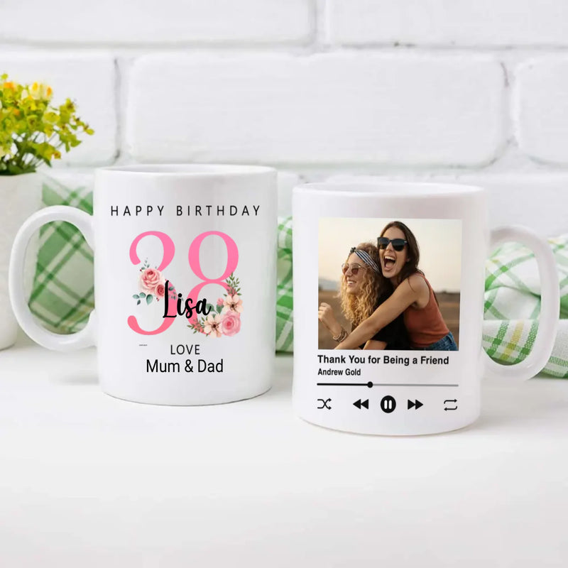38th and Feeling Great – Personalized Birthday Mug for Her or Him | 89Prints