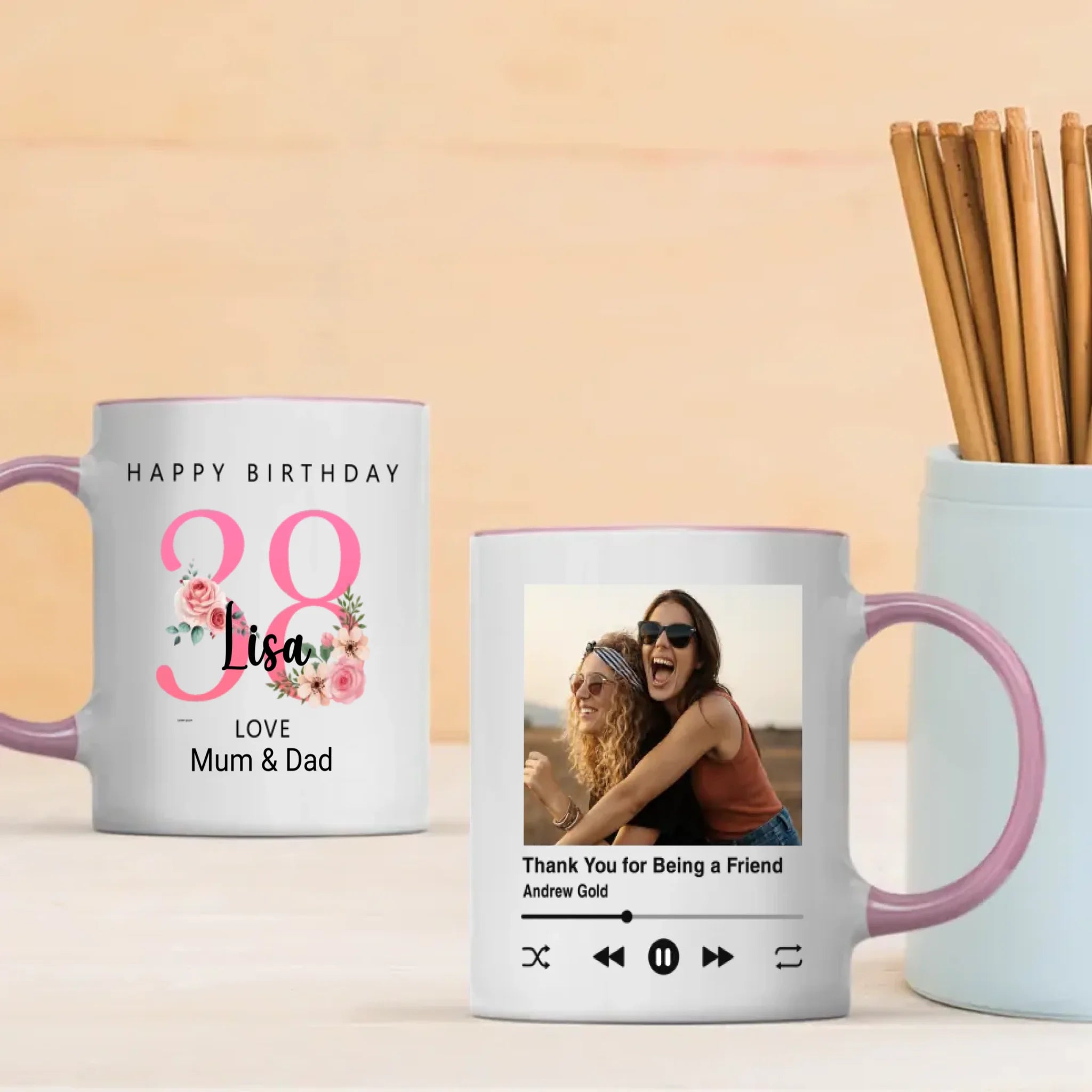 38th and Feeling Great – Personalized Birthday Mug for Her or Him | 89Prints
