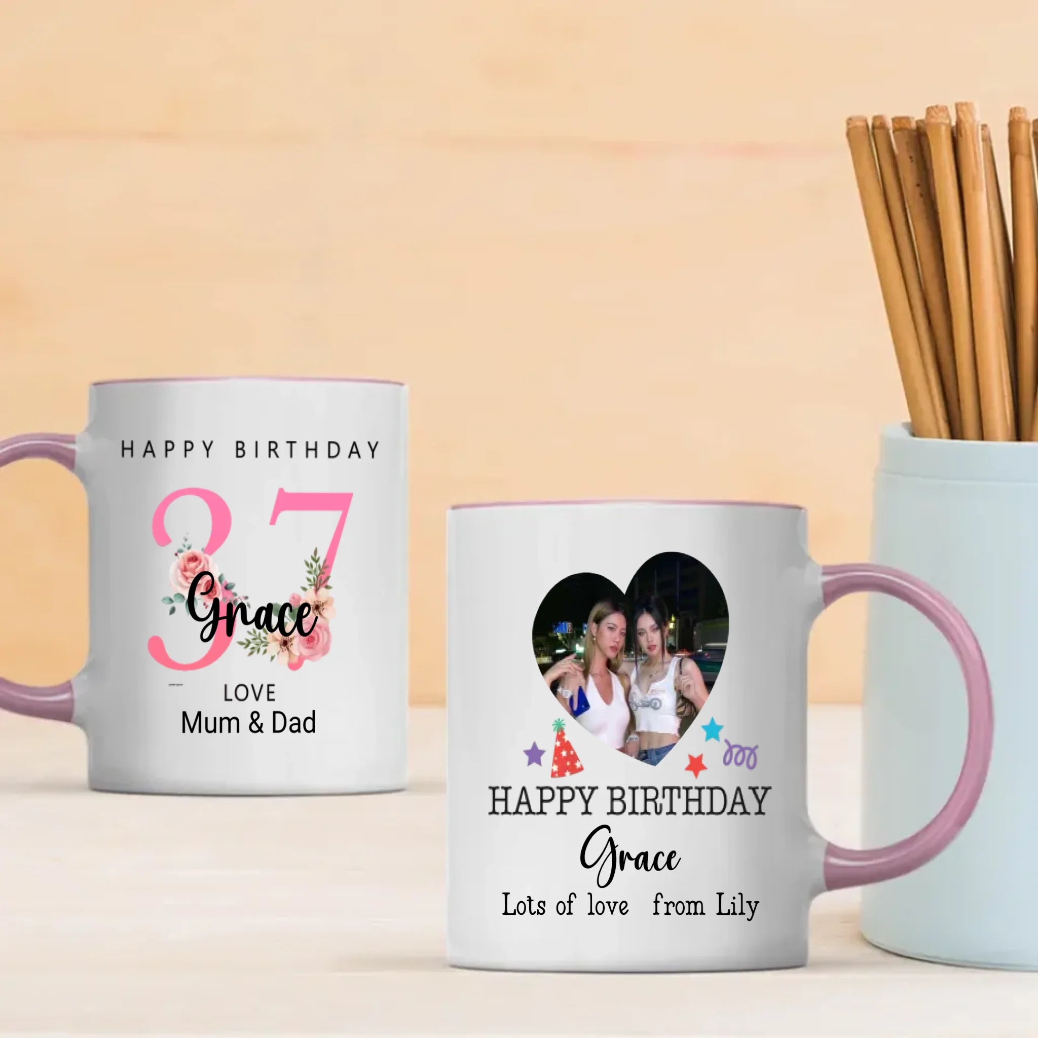 Turning 37th with Grace – Personalized Birthday Gift | 89Prints