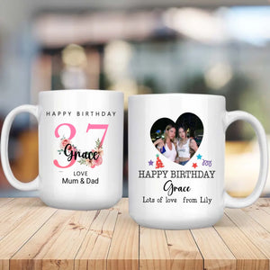 Turning 37th with Grace – Personalized Birthday Gift | 89Prints