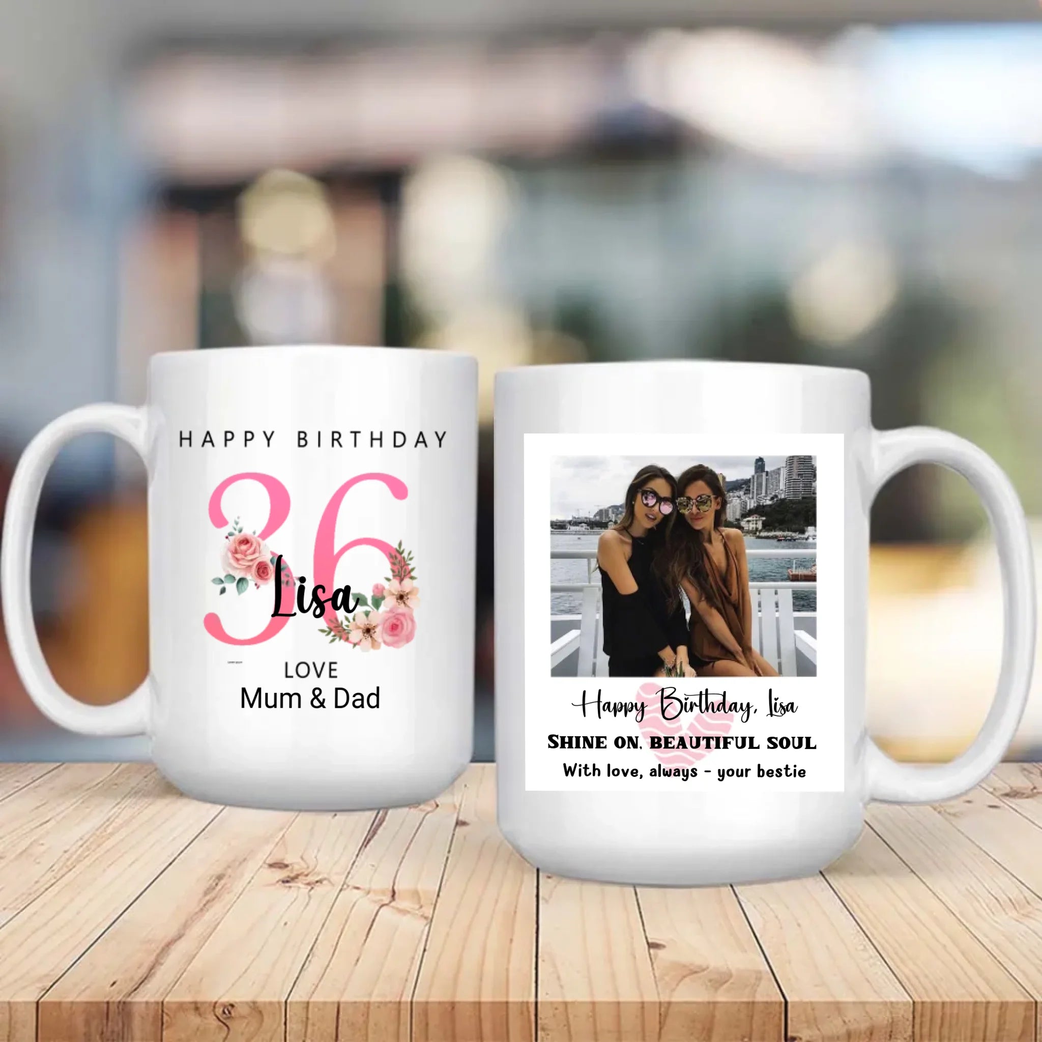 The Beauty of 36th – Custom Birthday Mug for Her | 89Prints