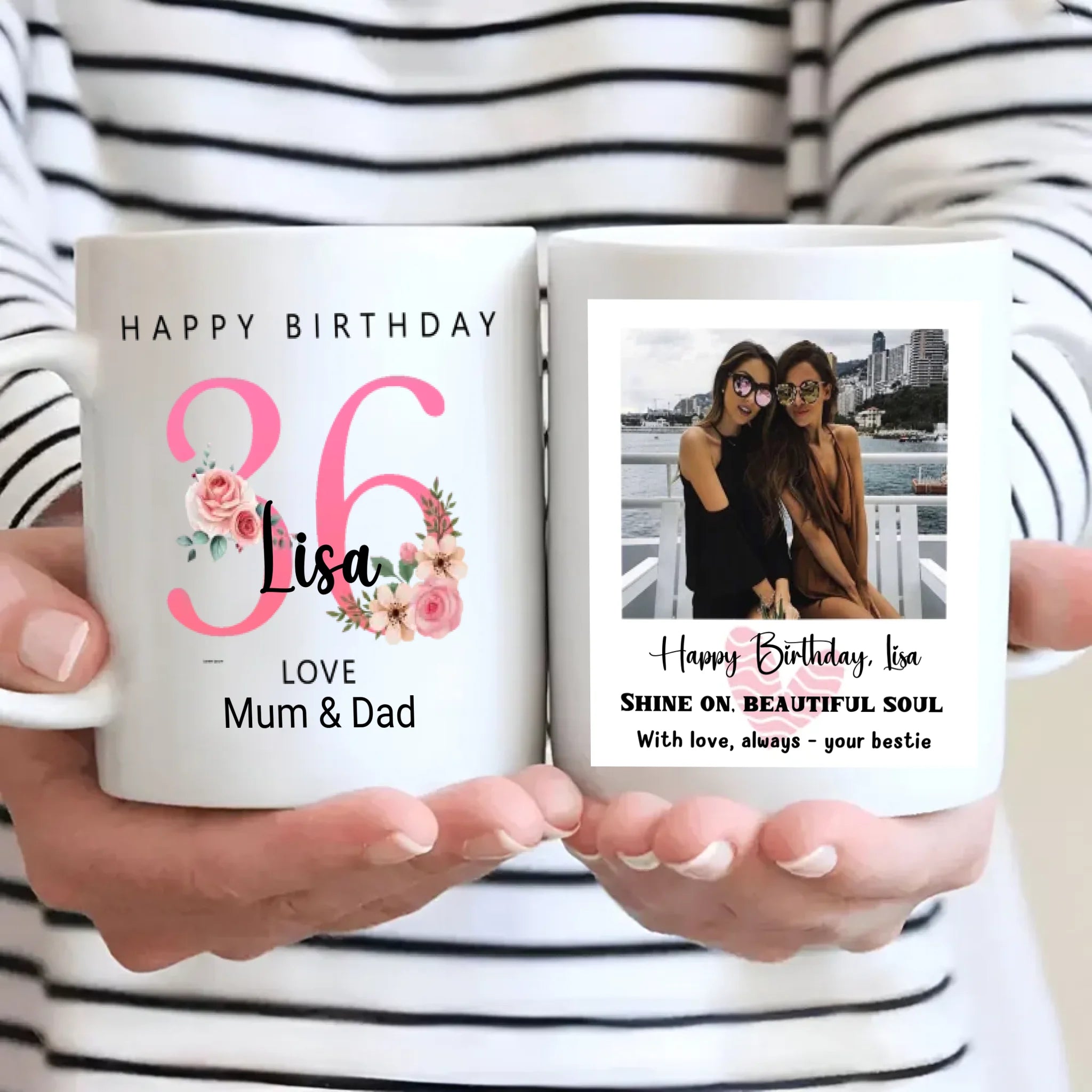The Beauty of 36th – Custom Birthday Mug for Her | 89Prints