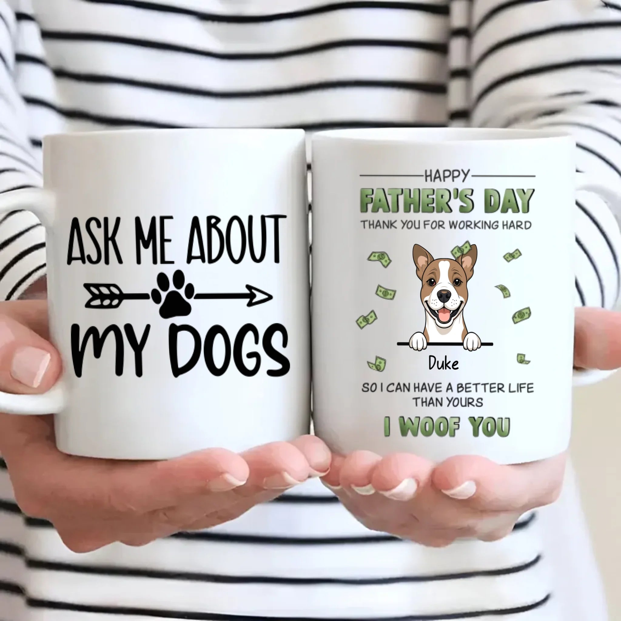 Personalized Dog Mug – Ask Me About My Dog – 89Prints