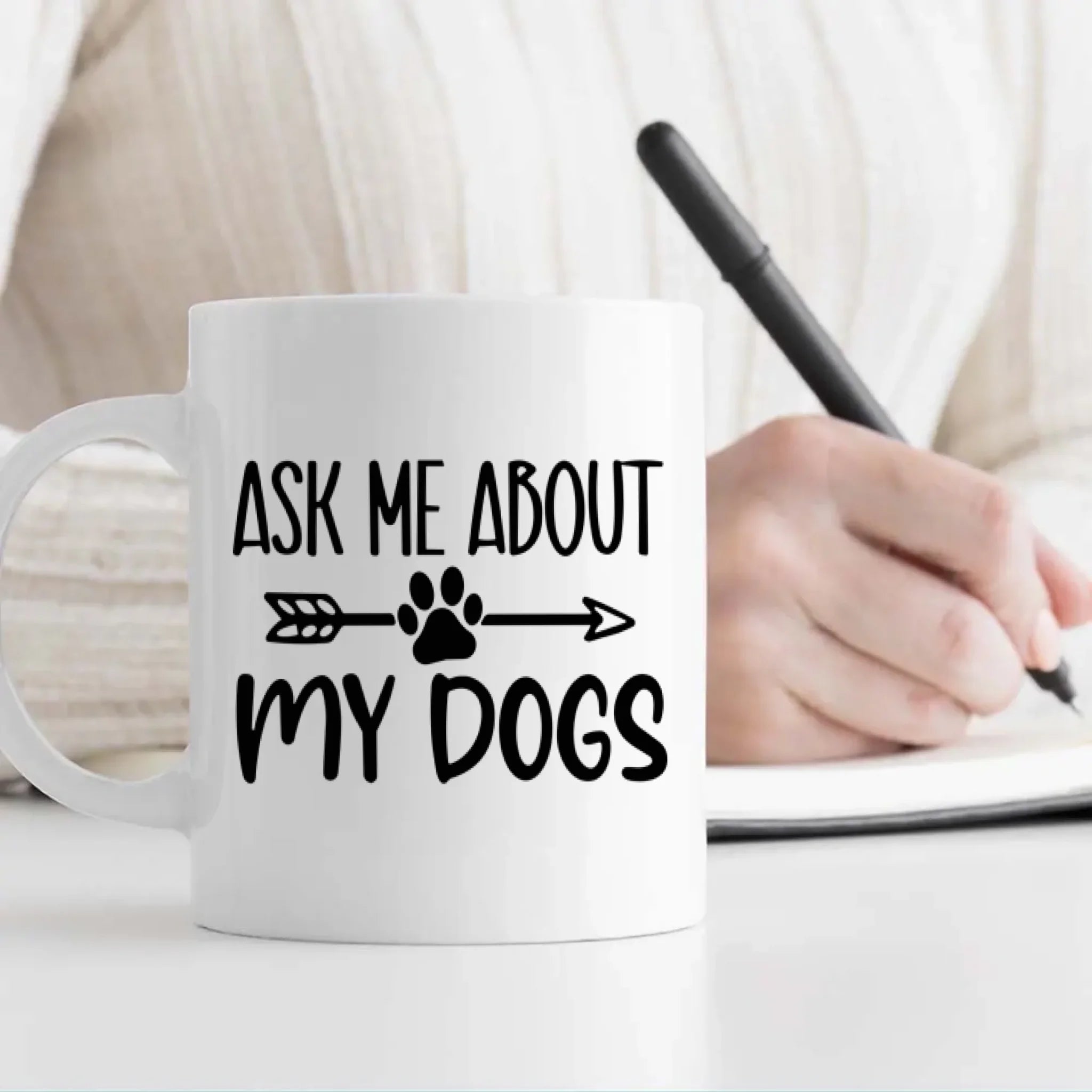 Personalized Dog Mug – Ask Me About My Dog – 89Prints