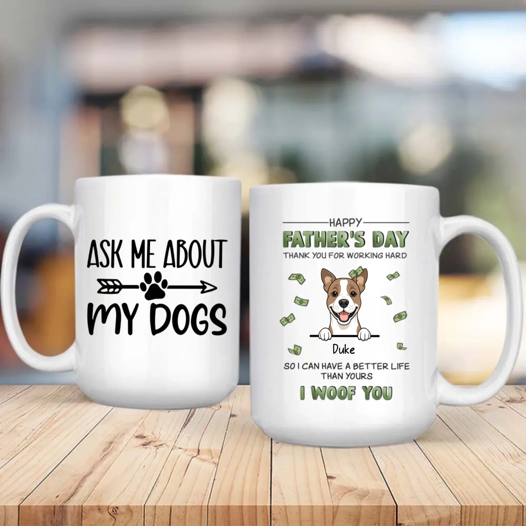 Personalized Dog Mug – Ask Me About My Dog – 89Prints