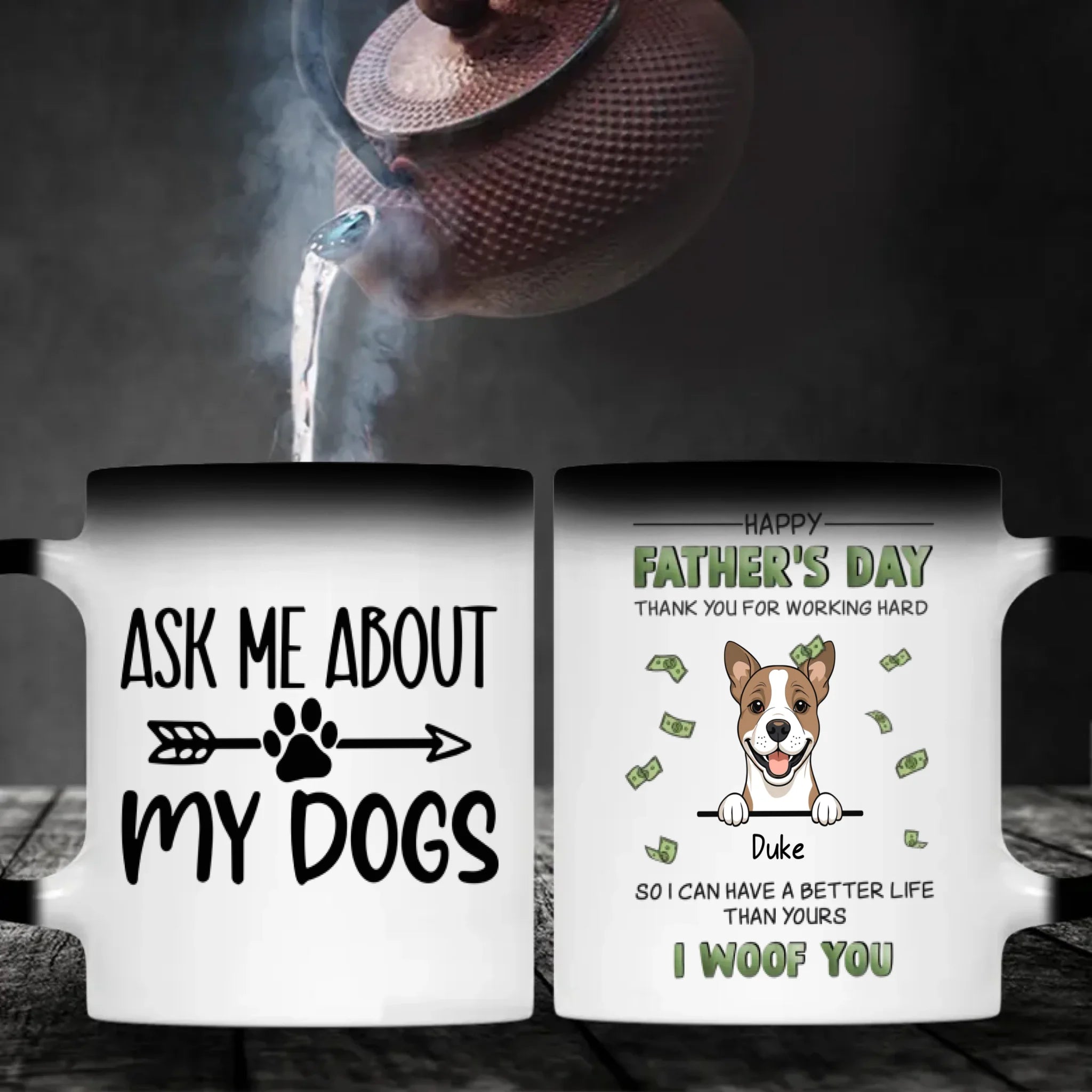 Personalized Dog Mug – Ask Me About My Dog – 89Prints