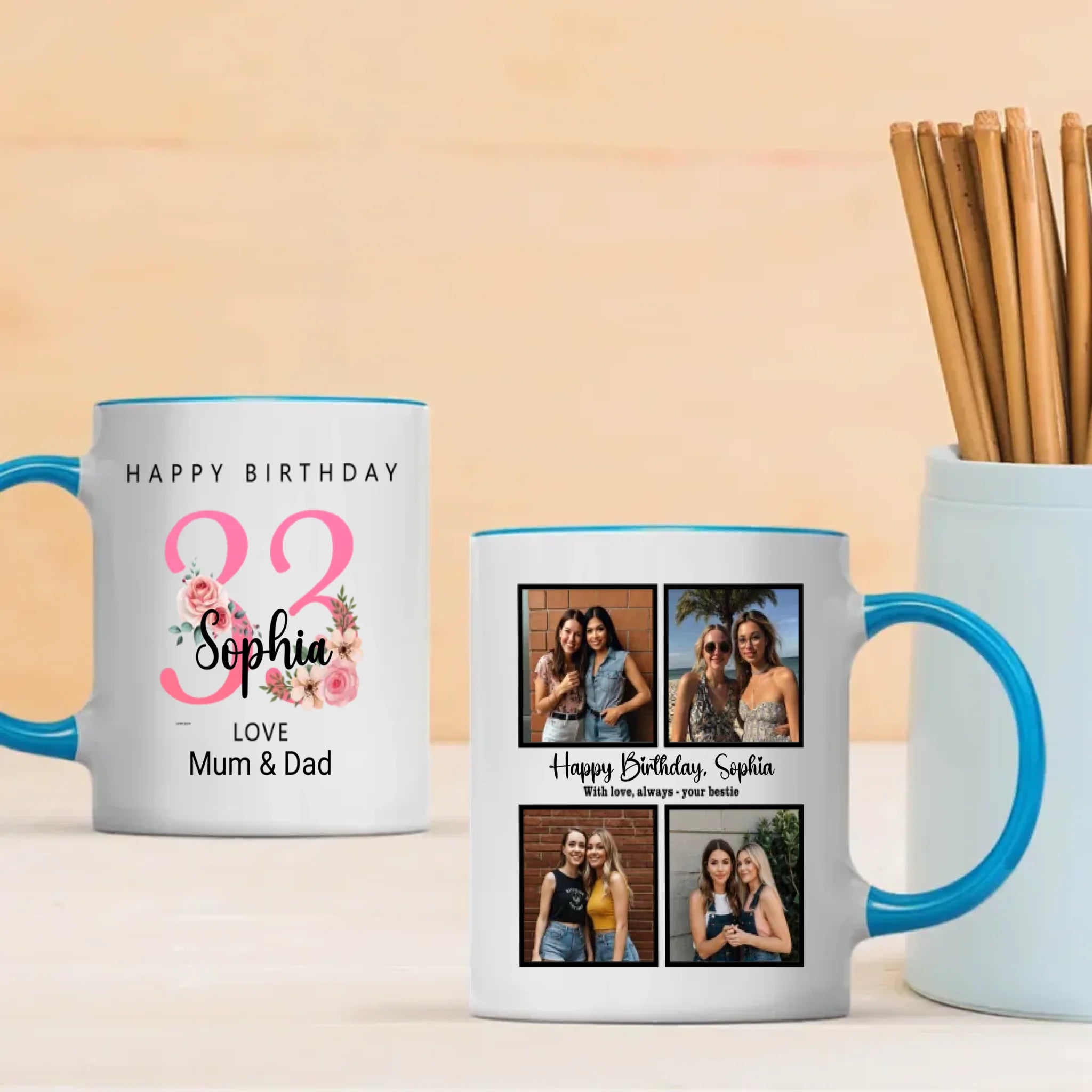 Level 33 Unlocked – Fun Gamer Birthday Mug | 89Prints