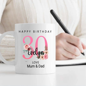 Hello 30 – Custom Birthday Mug for the New Chapter - 89Prints