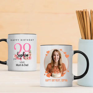 Hello 28th – Personalized Birthday Mug for a Bright Year | 89Prints