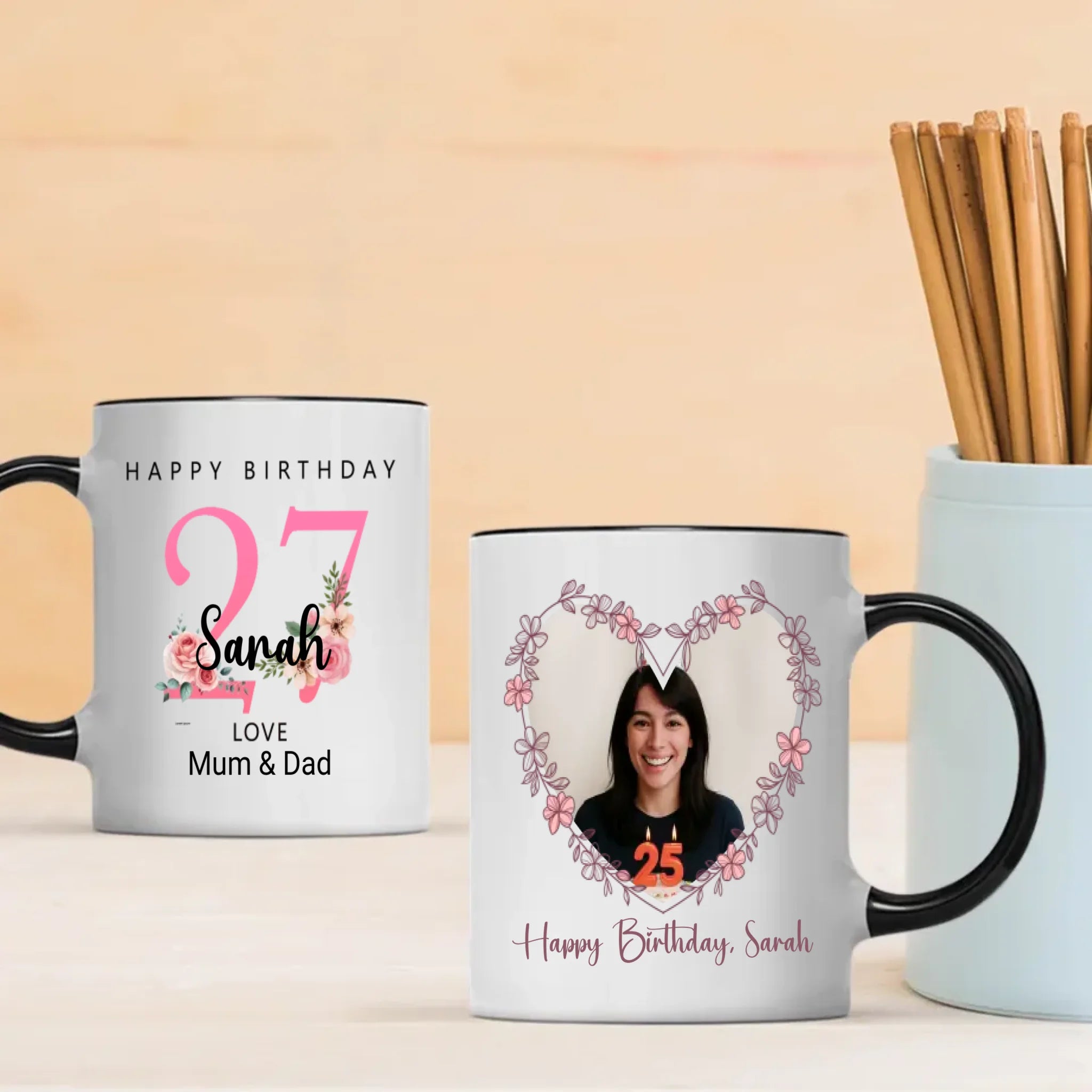 27th and Loving the Journey – Custom Birthday Mug For Her or Him | 89Prints