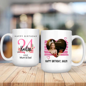 24th, Focused, and Flourishing – Custom Birthday Mug | 89Prints