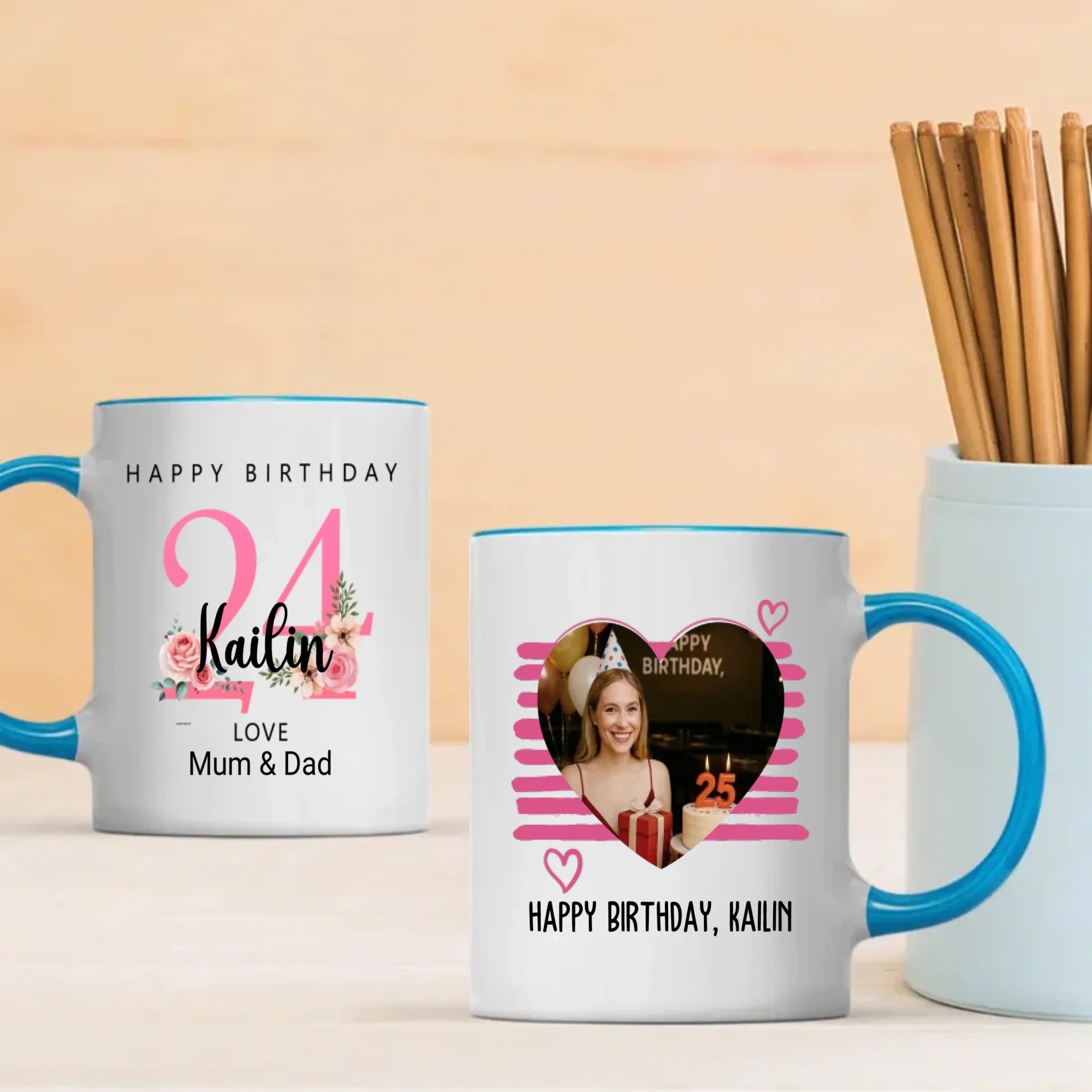 24th, Focused, and Flourishing – Custom Birthday Mug | 89Prints