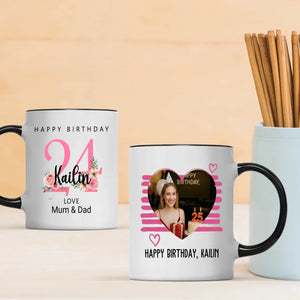 24th, Focused, and Flourishing – Custom Birthday Mug | 89Prints
