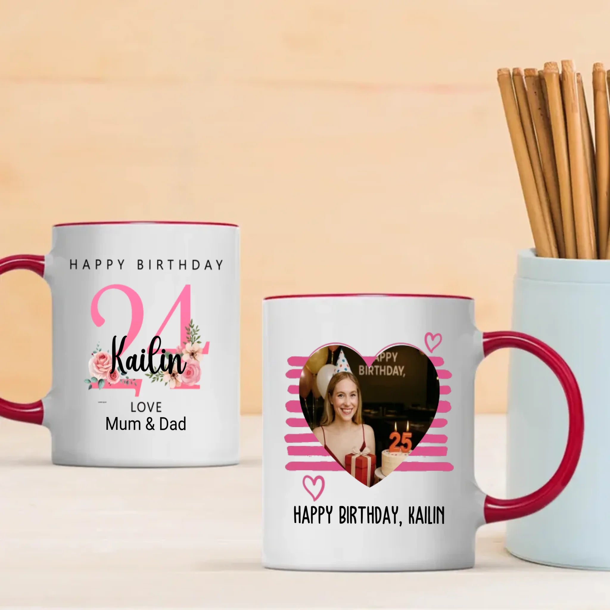 24th, Focused, and Flourishing – Custom Birthday Mug | 89Prints