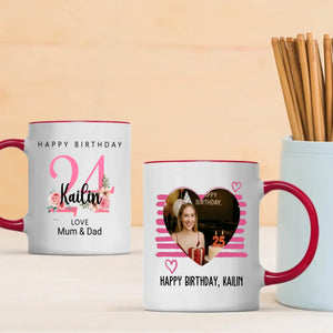24th, Focused, and Flourishing – Custom Birthday Mug | 89Prints