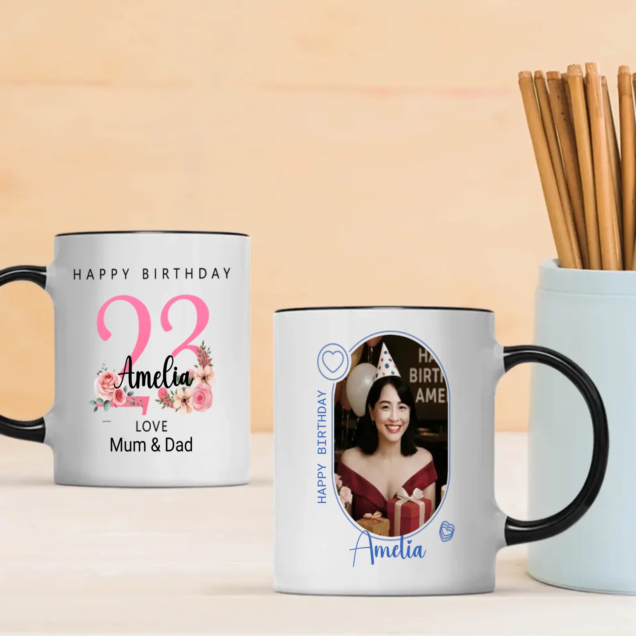 Feeling 23th – Custom Birthday Mug Inspired by Good Vibes | 89Prints